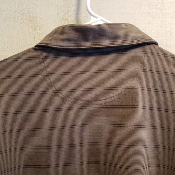 Slazenger Golf Men's Long Sleeve Hydro Dri + UV Breathable Polo Shirt Size Large - Picture 5 of 7